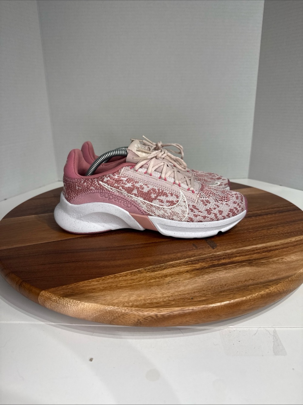 Nike SuperRep Go 3 Flyknit Next Nature Running Shoes Pink Women's Size 6.5